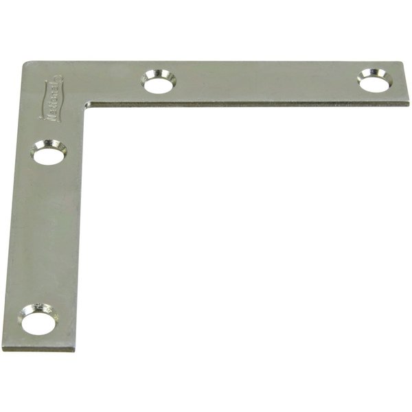 National Hardware 3 in. H X 1/2 in. W X 0.07 in. D Steel Flat Corner Brace N266-528